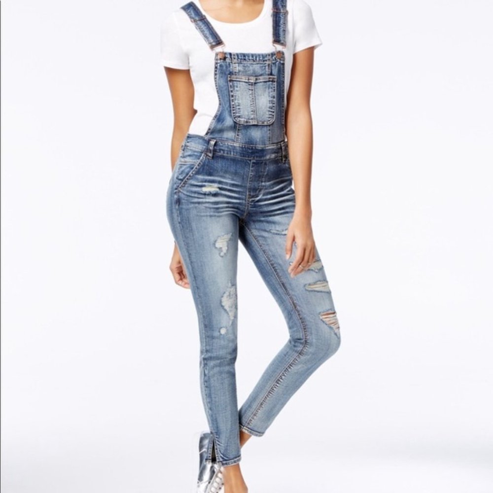 Dollhouse Distressed Overalls Size XL